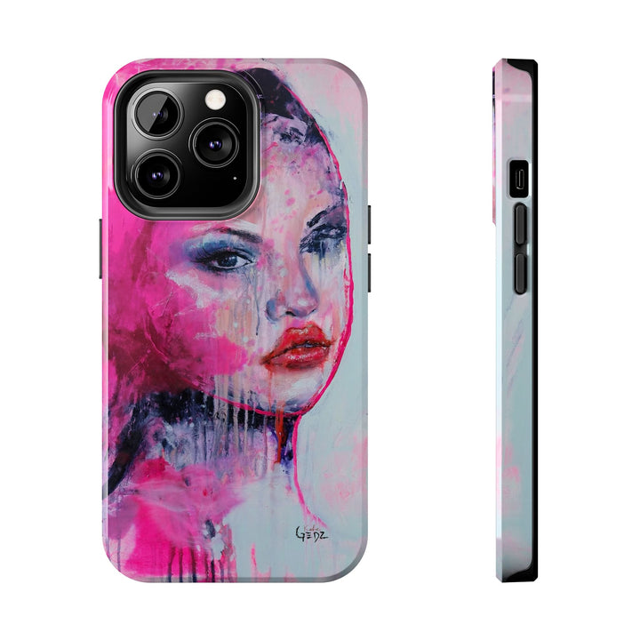 She Who Iinspires Iphone Case with print by Kate Gedz, Tough Phone Cases, Durable iPhone Cover, Iphone 11, 12, 13, 14, 15, 16 Case