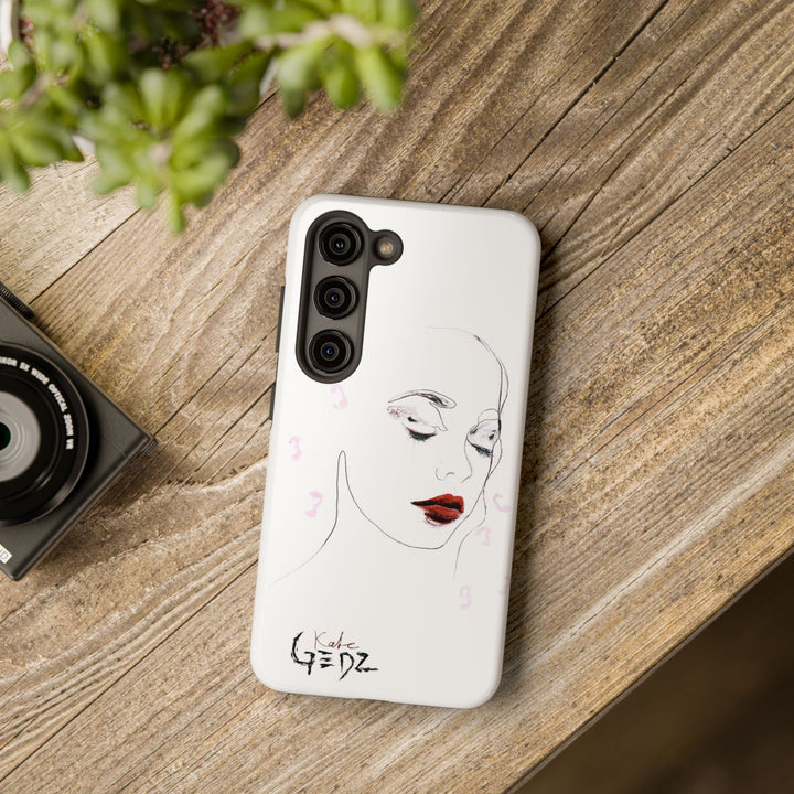 Samsung Phone Case - Romantic Girl Print by Kate Gedz, Durable Cover, Protective Samsung Case, Kate Gedz Motive Design