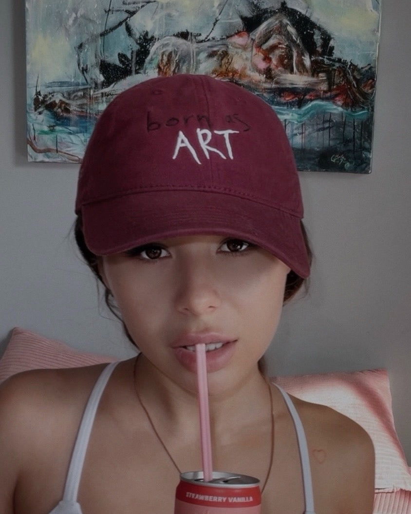 Born as Art - Embroidered Baseball Cap
